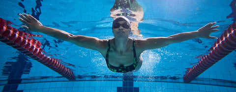 Swimming goggles available with short-sighted (-ve) lenses